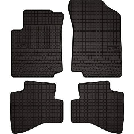 Alfombrillas de goma para coche: Toyota Aygo II hatchback (2014-2022) - negras, a medida