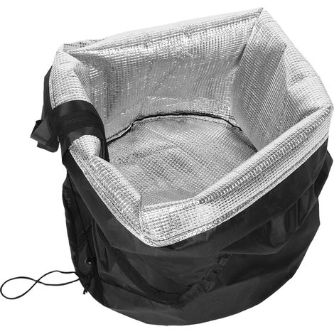 CCYKXAAnti-freeze cover for outdoor plants, winter protective film for plants, Oxford fabric, black, reusable, for garden and outdoor use, flowers (1/5)