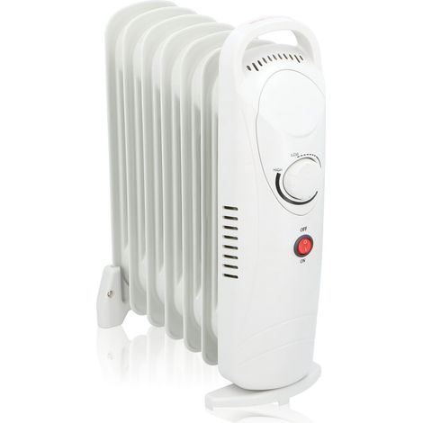 Alpina Elektroheizung 850W Ölradiator Heizung weiß 7 Rippen (1/3)