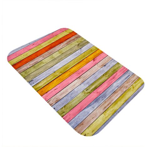 Tapis de porte antidérapant, tapis absorbant l'eau, tapis de bain, tapis de chambre, décoration pour salle de bain et chambre (1/5)