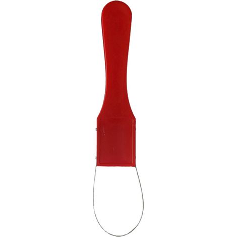 Herramienta manual portátil de hierro rojo para desherbar, aflojar la tierra, plantar y realizar trabajos de jardinería. (1/5)