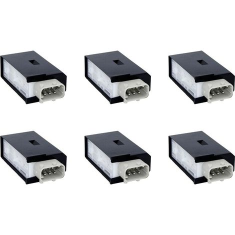 Seis actuadores de cerradura de puerta delantera/trasera (67118352165) aptos para vehículos 525I, 530I, M5, 740I, E38 y E39. (1/4)