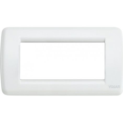 VIMAR PLACCA IDEA RONDO' 4M MET. BIANCO