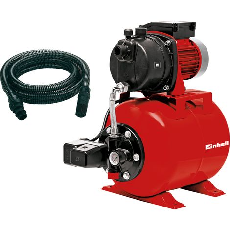 Einhell Hauswasserwerk GC-WW 6538 (650 W, 3,6 bar Druck, 3.800 l/h Förderleistung, integrierter Druckschalter, Manometer, 20l Behälter)