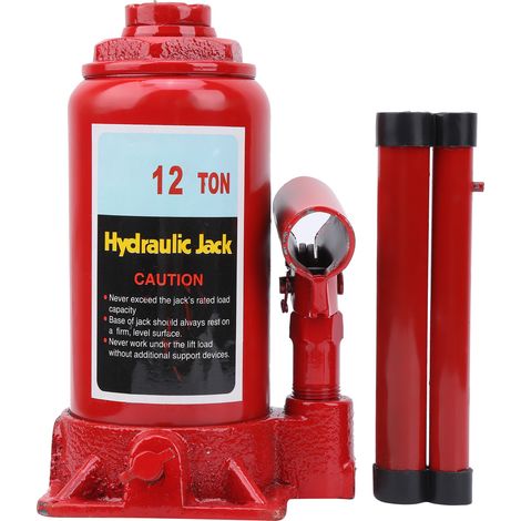 Crics-bouteilles hydrauliques pour la construction automobile, industriel, agricole, 12 tonnes (1/5)