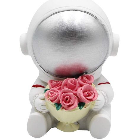 Statues d'astronautes mignonnes et créatives de petite taille (2024) - Sculptures, figurines décoratives pour la maison et la table - Thème spatial (1/5)