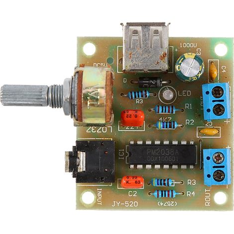 Module d'amplification audio USB PM2038, alimentation 5 W (1/5)