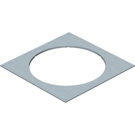 OBO Bettermann Tapa de montaje 350-2/3 para R9 383x383x4 Acero cincado, 7400549