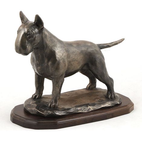 Bull Terrier: estatuilla de perro exclusiva, diseño de interiores de lujo, edición limitada de figuras Art-Dog. (1/3)