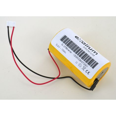 Pile lithium 3,6V 19Ah D pour compteur d'énergie Sontex