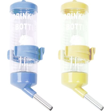 Lot de 2 biberons anti-goutte de 250 ml (8,45 oz) pour petits animaux (lapins, furets, hamsters, cochons d'Inde, etc.). (1/5)
