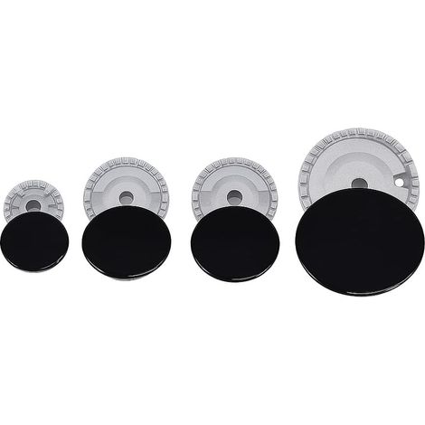 Kit de pièces de rechange de cuisine à gaz 8 pièces - 4 brûleurs + 4 plateaux compatibles avec Ariston, Nardi et autres modèles