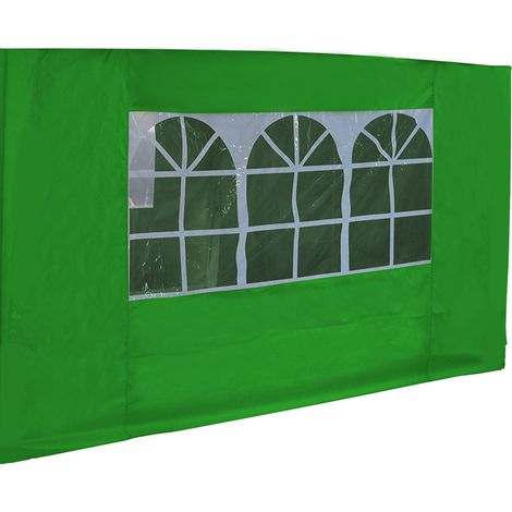 3x3M Green Pop Up Gazebo Side Panel Wall with Window 1 Piece Only
