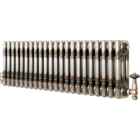 Radiatore 3 Colonne Orizzontale Metallo Grezzo 300 x 1010 mm TRV