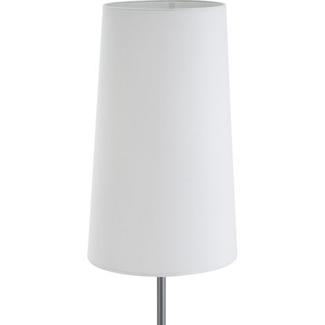 Pantalla Conica Alta 30X24X50 Algodon Blanco (1/4)
