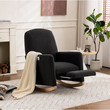 Fauteuil à Bascule Avec Ottomane (1/5)