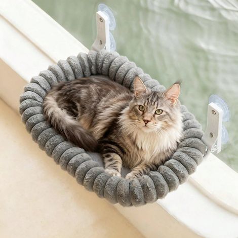 Katzenhängematte, Katzenbett für Haustiere, Balkon-Sonnenhängematte aus Glas für Katzen