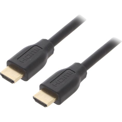 Cable HDCP HDMI 2.0 male des deux cotes 1m noir