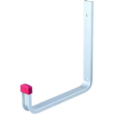 Alberts 805555 Gancio a parete, disponibile in diverse versioni, angolato, alluminio, profondità 190 mm, altezza 200 mm (1/5)