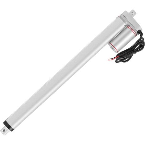 Actionneur Linéaire Électrique 12V 1000N, Course 400mm, Moteur de Levage avec Support (150-500mm) (1/5)