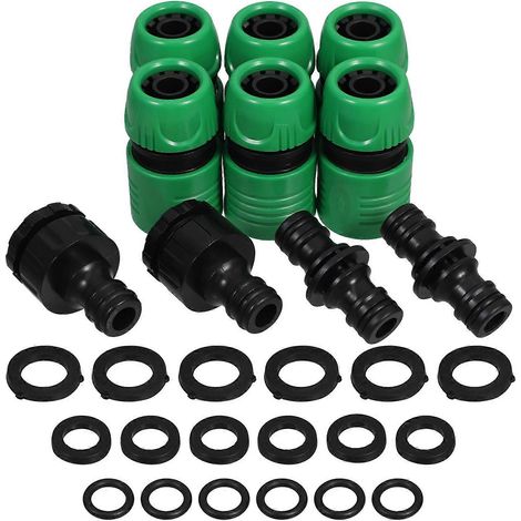 Kit de raccord rapide pour tuyau d'irrigation goutte à goutte (1 jeu) pour un arrosage efficace (1/5)