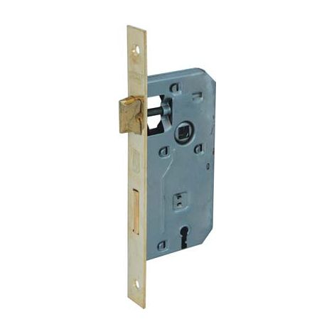 SERRATURA PATENT B.QUADRO OTTONATO 042P BONAITI  I.MM 70 F.MM 22 E.MM 50