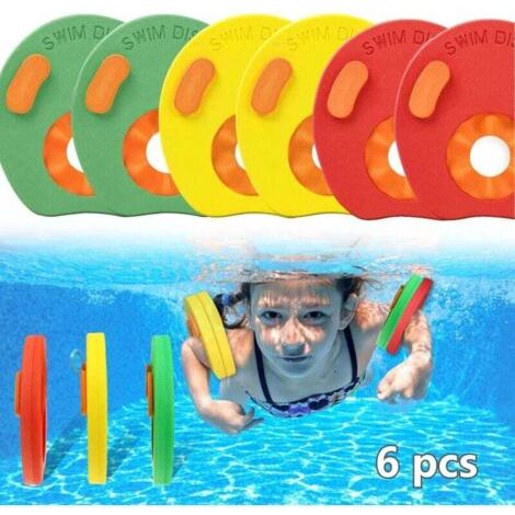 Disques flottants de natation Brassard de natation en mousse EVA 6 pièces, Disques flottants pour en (1/5)