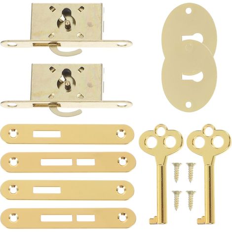 Serrure Invisible pour Coffret en Alliage de Zinc, 2 Ensembles (1/5)