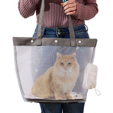 Harnais pour chats de taille moyenne, harnais en tissu pour chats portant face à l'avant, harnais de voyage pour petits chiens, harnais pour petits chats (1/5)