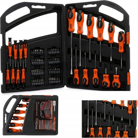 Set di cacciaviti Kraft&Dele con punte, 75 pezzi (1/5)