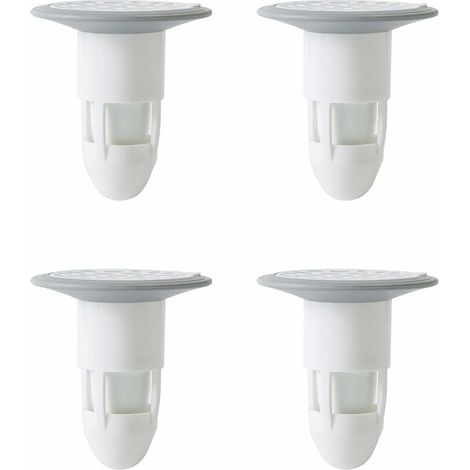 Lot de 4 bouchons de siphon de douche inodores pour cuisine d'hôtel et salle de bain (1/4)