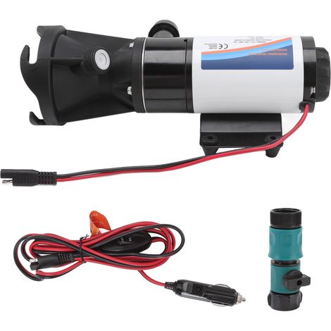 Pompe à déchets RV 12V en alliage fluoroplastique, 4 lames, haute sécurité, contrôle facile, macérateur pour toilettes de cuisine