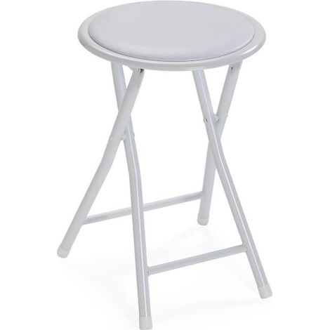 VERSA taburete plegable toby blanco , Taburete Plegable TOBY blanco Largo: 30 cm
Ancho: 30 cm
Alto: 45 cm
Material: Metal Polipropileno Textil
Packaging: CAJA M (1/2)