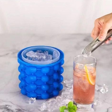 Machine à glaçons magique en silicone avec couvercle - Machine à glaçons compacte pour cocktails, chocolats, whisky (1/5)