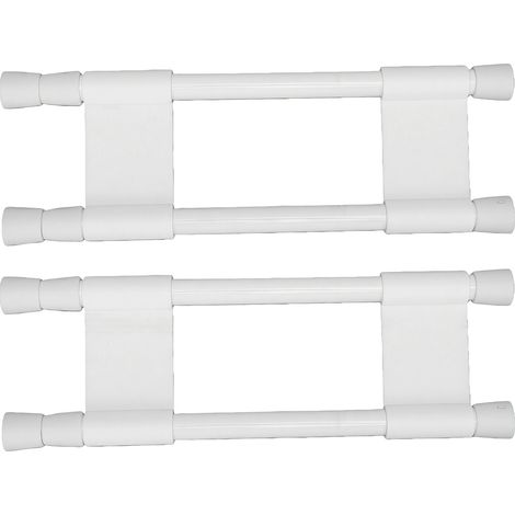 Tiges de Tension pour camping-car, 2 pièces, 250-400mm, Double barre de réfrigérateur réglable pour placard de cuisine, étagère, placard (1/5)