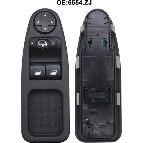 Levé Vitre Avant Gauche Drive CÔTÉ Vitre Électrique Interrupteur Principal 6554.ZJ pour Citroen Jumpy (1/5)
