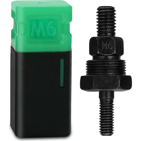 Accessoire pour riveteuse : mandrin fileté, adaptateur d'outil pour écrou de rivet, tige de traction, têtes de rivetage de rechange (1/5)