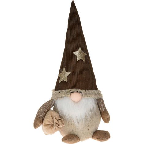 Figurine de Noël en cuir, hauteur 45 cm