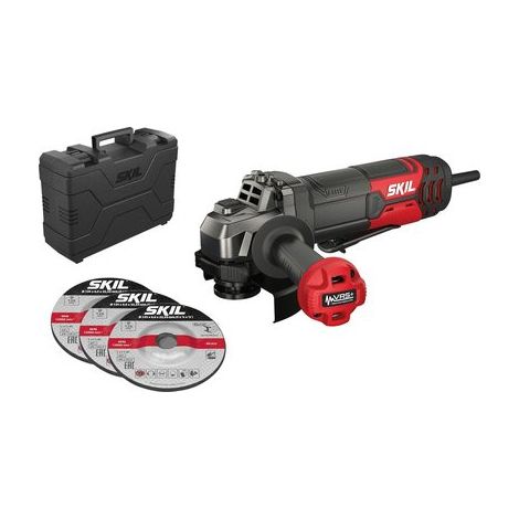 Meuleuse d'angle 125mm – Puissance 850W – Vitesse 12000 r.p.m. – Système VRS+ pour réduction des vibrations – Coffret de transport inclus – Skil - AG1E9132GA (1/5)