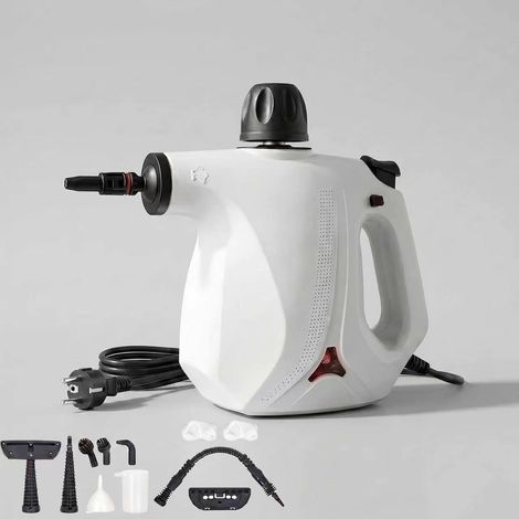 Nettoyeur Vapeur Portable 450ml éLectriques Nettoyeur Vaporisateur Appareil Vapeur Nettoyeur Vapeur a Main Haute Pression Professionnel Canapé Vitre Voiture Meuble Salle de Bain FenêTre Tapis (1/5)