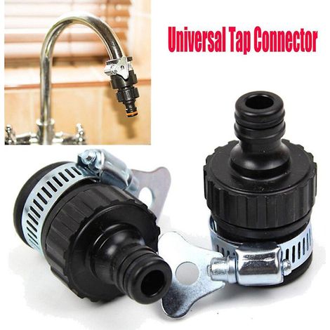 Adaptateur universel pour robinet, mitigeur, raccord de tuyau d'arrosage, adaptateur en laiton pour robinet économe en eau (1/3)