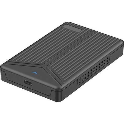 Hartschalenetui aus ABS für externe Festplatten, filigranes Gehäuse mit USB-Anschlüssen, Schutzhülle für empfindliche Oberflächen, tragbar und robust. (155 Zeichen)