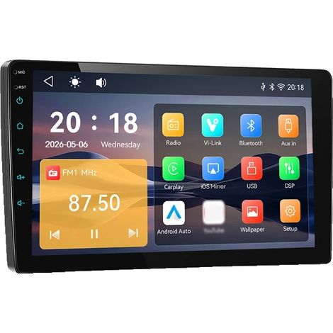 CarPlay, schermo di alta qualità, connettività senza interruzioni, compatibile con Ford Focus 2 3 Mk2 Mk3 2004-2011, con 12 LED (1/2)