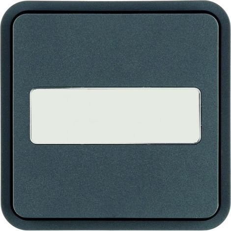 Cubierta de interruptor Berker wippe 1fach compatible serie W1 campo de etiqueta