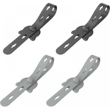 (4pcs) Cable Ties, Cable Organizer, Reusable, Fastening Straps and Cords, Hook and Loop, Cable Organizer with Special Design (1/4)