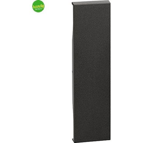 Cover falso polo Bticino living now 1 modulo nero (1/2)