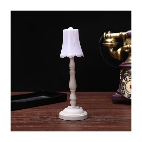 Mini éclairage LED pour maison de poupée, lampe décorative blanche pour diorama et miniatures (1/3)