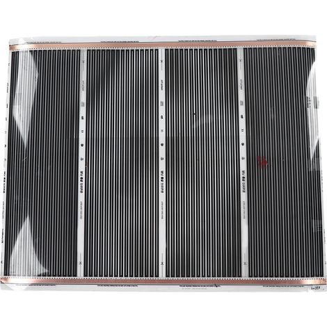 Elektrische Fußbodenheizungsmatte, Systemset für Fliesen und Kleber, Laminat- und Teppichverlegung (schwimmend), 220–240 V, Typ B, 80 x 100 cm (1/5)