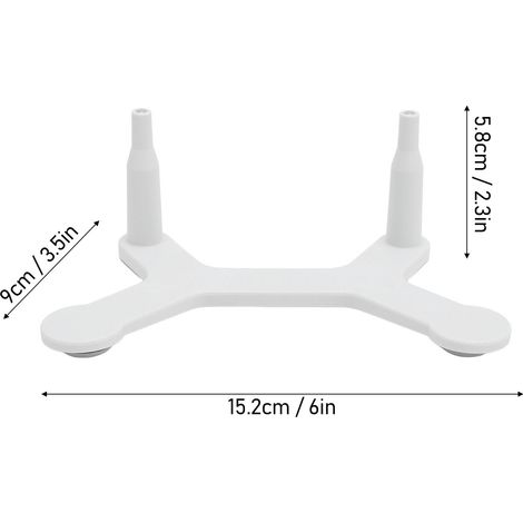 Ortviai Support glissant pour Thermomix TM5 et TM6 – Plateau de glissement en ABS léger et antidérapant (1/4)