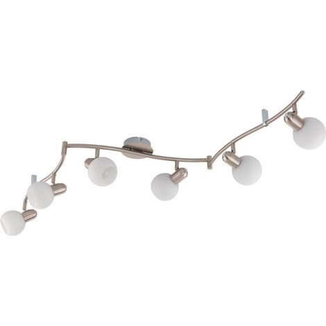 Lampe de plafond Comba Nickel 6-léger - 32929